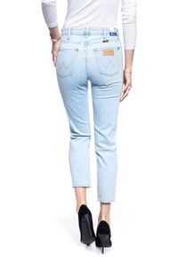 Wrangler - SPODNIE DAMSKIE WRANGLER RETRO STRAIGHT BALLAD BLUE W22AJHXA3. Styl: retro #7