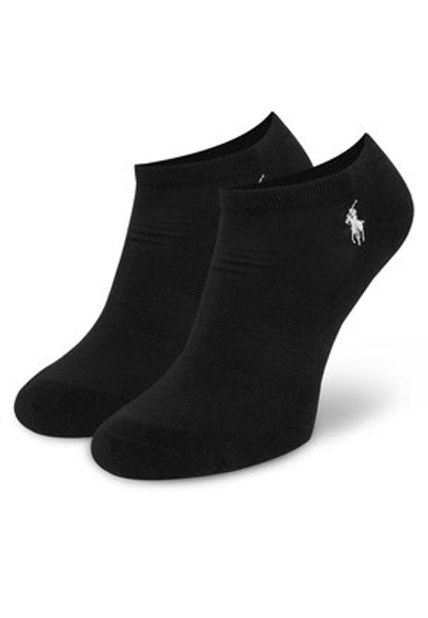 Polo Ralph Lauren Skarpety krótkie 455942810002 Czarny. Kolor: czarny. Materiał: materiał, bawełna