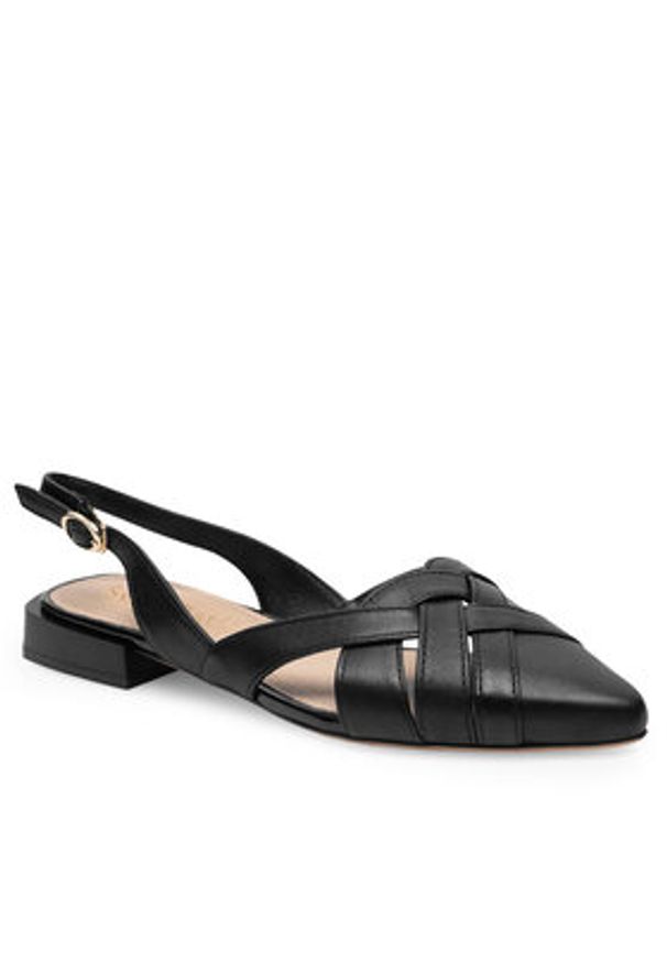 Sergio Bardi Sandały WYL3476-1Z-SB Czarny. Kolor: czarny. Materiał: skóra