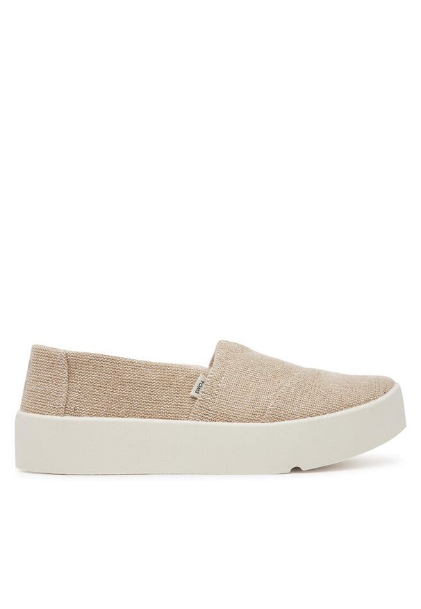 Półbuty Toms. Kolor: beżowy
