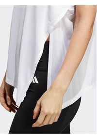 Adidas - adidas Koszulka techniczna HIIT AEROREADY Quickburn Training HY5396 Biały Loose Fit. Kolor: biały. Materiał: syntetyk #6