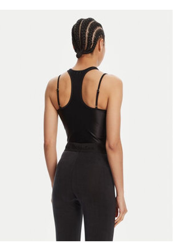 Versace Jeans Couture Body 78HAM210 Czarny Slim Fit. Kolor: czarny. Materiał: syntetyk