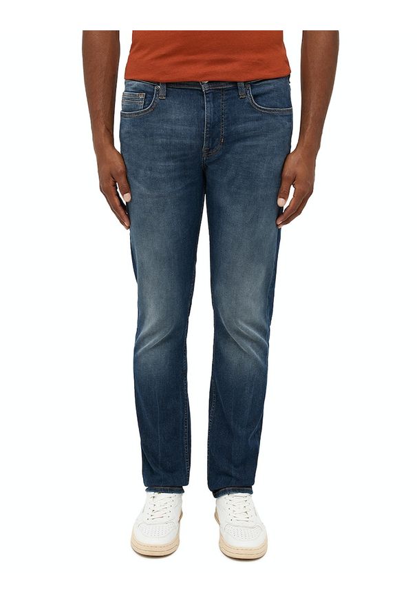 Męskie Spodnie Jeansowe Mustang Style Vegas Slim Denim Blue 1014590 5000 783