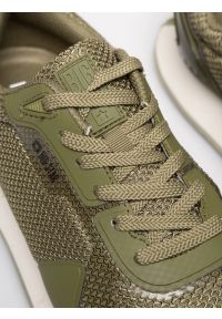 Big-Star - Sneakersy męskie khaki RR174360 303. Okazja: na co dzień. Kolor: zielony. Materiał: syntetyk, materiał. Wzór: napisy #8