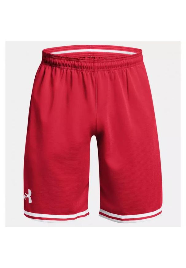Szorty Under Armour Perimeter. Kolor: wielokolorowy, biały, czerwony. Sport: koszykówka