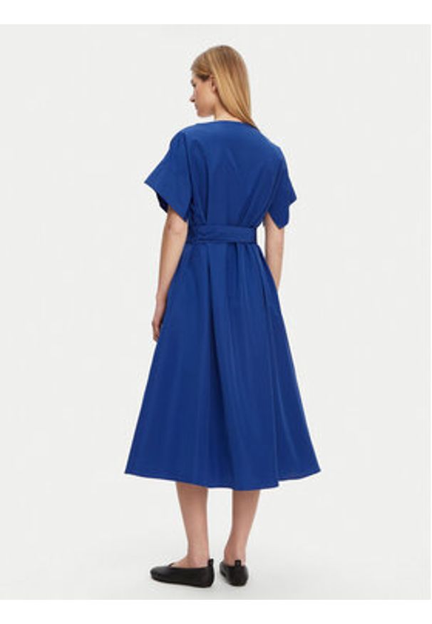 Weekend Max Mara Sukienka codzienna Finish 2515221032 Niebieski Regular Fit. Okazja: na co dzień. Kolor: niebieski. Materiał: syntetyk. Typ sukienki: proste. Styl: casual