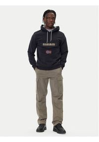 Napapijri Bluza Burgee Wint 4 NP0A892T Czarny Regular Fit. Kolor: czarny. Materiał: bawełna #5