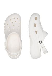 Crocs Klapki BAYA PLATFORM CLOG 208186-100 Biały. Kolor: biały. Obcas: na platformie #5