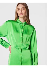 Samsoe & Samsoe - Samsøe Samsøe Sukienka koszulowa Liza F22300193 Zielony Regular Fit. Kolor: zielony. Materiał: syntetyk. Typ sukienki: koszulowe #5