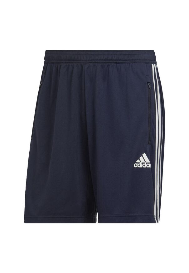 Adidas - Krótka adidas Primeblue Designed To Move Sport. Kolor: niebieski, wielokolorowy, biały. Długość: krótkie