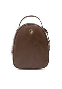 Beverly Hills Polo Club Plecak BHPC-W-06-A23 Brązowy. Kolor: brązowy. Materiał: poliester #4