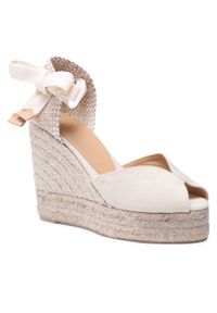 Espadryle Castañer Bilina/8ed/001 023004-203 203. Kolor: biały. Materiał: skóra #1