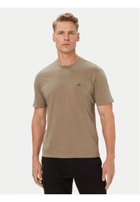 C.P. Company T-Shirt 21CMTS726A005100W Beżowy Regular Fit. Kolor: beżowy. Materiał: bawełna #1