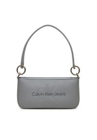 Calvin Klein Jeans Torebka Sculpted Shoulder Pouch25 Mono K60K610679 Écru. Materiał: skórzane #1