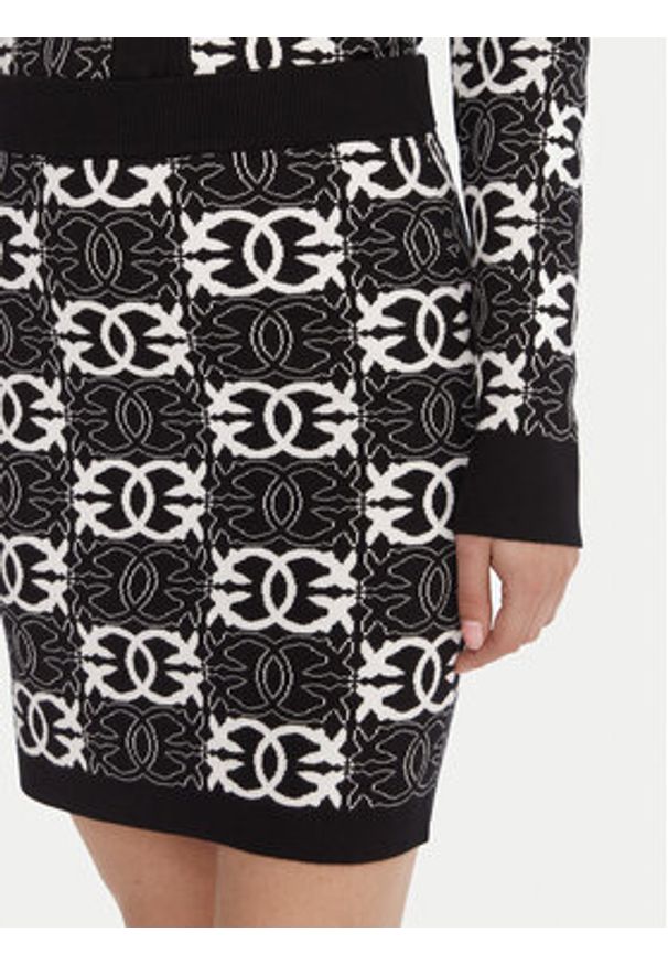 Pinko - PINKO Spódnica mini Bang Bang 106040 A2YD Czarny Slim Fit. Kolor: czarny. Materiał: wiskoza