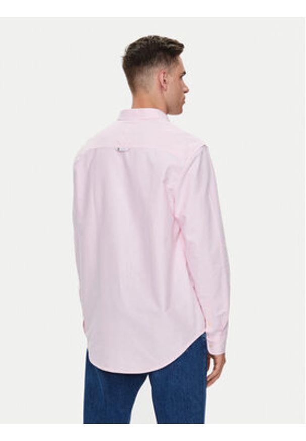 Tommy Jeans Koszula Entry DM0DM19134 Różowy Regular Fit. Kolor: różowy. Materiał: bawełna