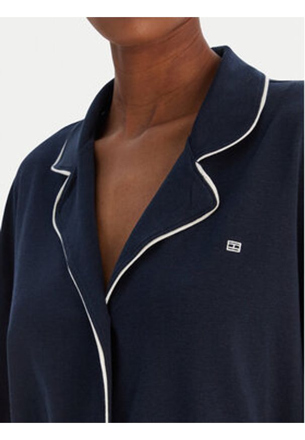 TOMMY HILFIGER - Tommy Hilfiger Piżama UW0UW06142 Granatowy Relaxed Fit. Kolor: niebieski