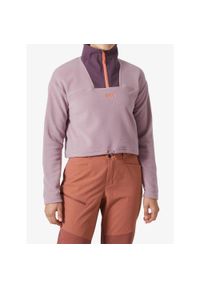 Bluza damska Helly Hansen Daybreaker Cropped Fleece. Kolor: fioletowy
