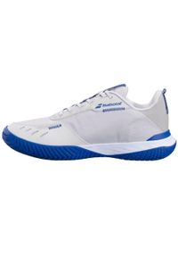 Buty tenisowe męskie Babolat SFX EVO All Court. Kolor: beżowy, niebieski, wielokolorowy. Sport: tenis #2