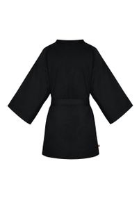 MUUV. szlafrok kimono Noir kolor czarny. Kolor: czarny. Materiał: materiał