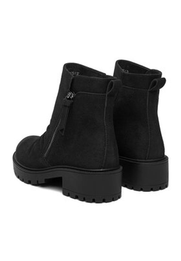 Clara Barson Botki CEO-HY8007S-1 Czarny. Kolor: czarny. Materiał: materiał