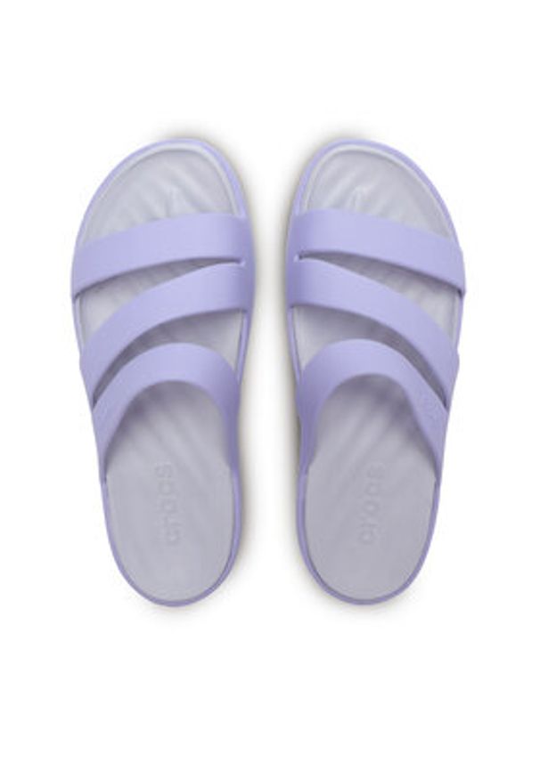 Crocs Klapki Getaway Strappy 209587 Fioletowy. Kolor: fioletowy