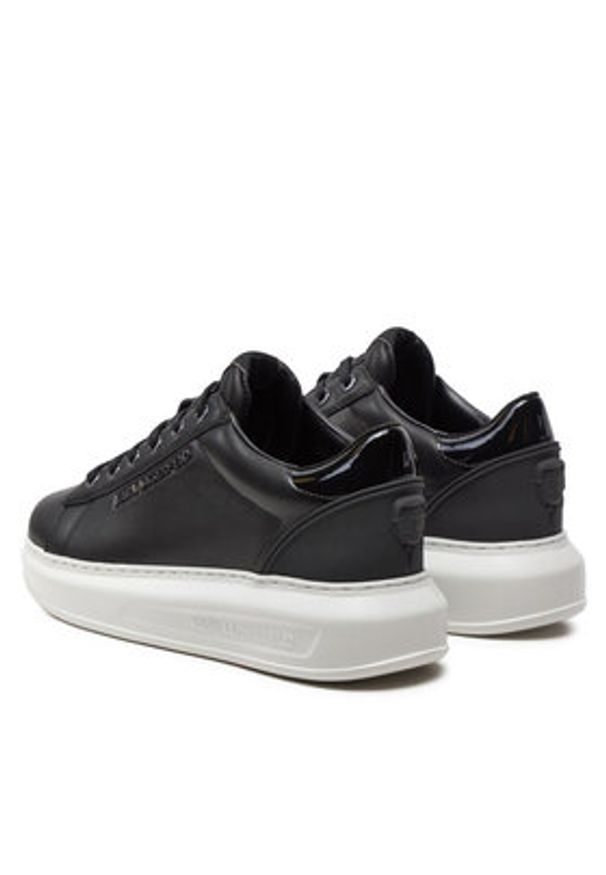 Karl Lagerfeld - KARL LAGERFELD Sneakersy KL62525N Czarny. Kolor: czarny. Materiał: skóra
