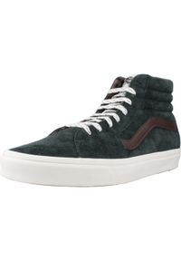 Tenisówki Vans Model Sk8-hi Kolor Zielony. Kolor: zielony. Materiał: tkanina