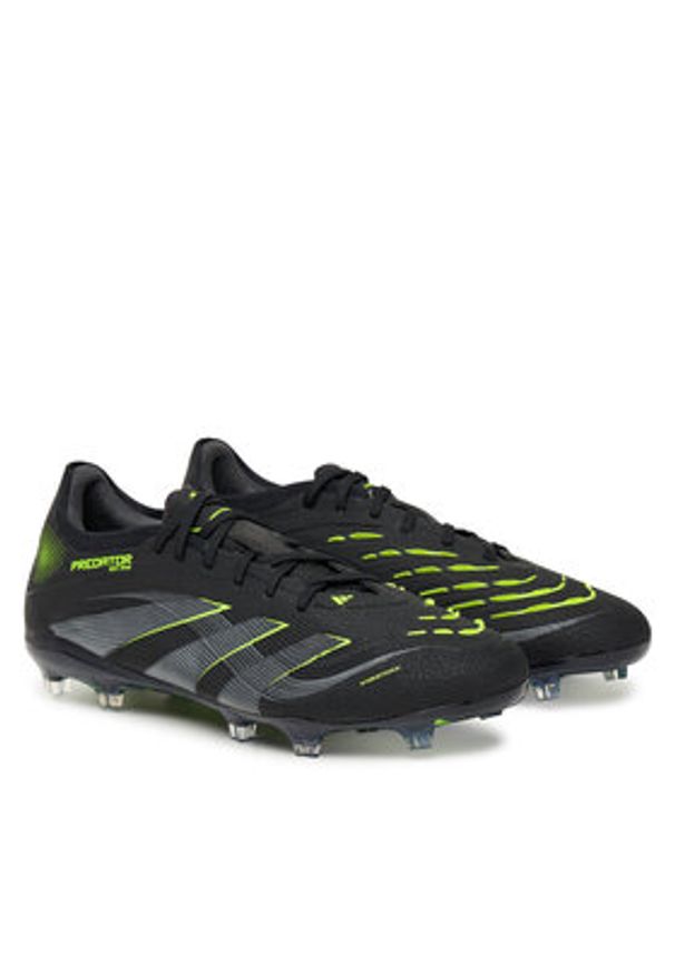 Adidas - adidas Buty do piłki nożnej Predator Pro JI1197 Czarny. Kolor: czarny. Materiał: skóra