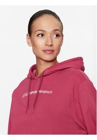 EA7 Emporio Armani Bluza 6RTM07 TJCQZ 1441 Różowy Regular Fit. Kolor: różowy. Materiał: bawełna #3