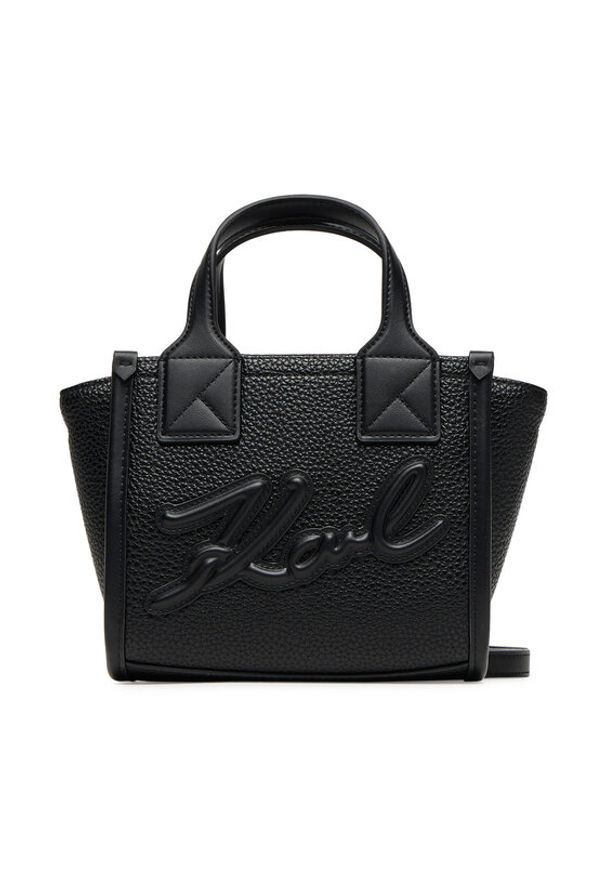 Karl Lagerfeld - KARL LAGERFELD Torebka A3W30028 Czarny. Kolor: czarny. Materiał: skórzane