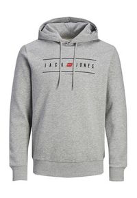 Jack & Jones - Jack&Jones Bluza 12235460 Szary Regular Fit. Kolor: szary. Materiał: bawełna, syntetyk #4