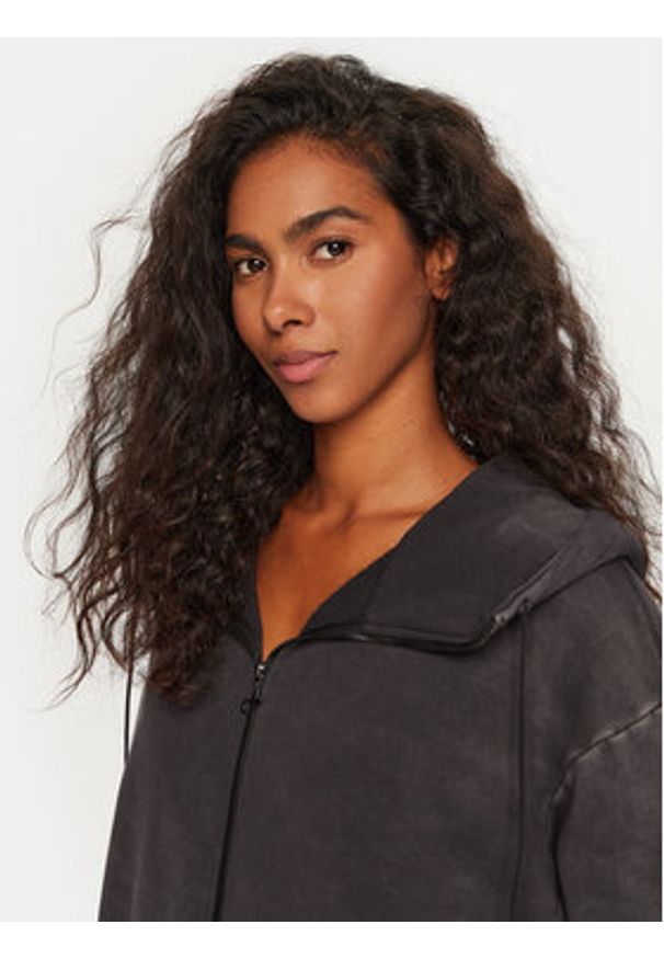 Deha Bluza C12160 Czarny Loose Fit. Kolor: czarny. Materiał: bawełna