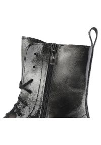 Szare Botki Lemar Damskie Skórzane Wygodne Obuwie. Okazja: na co dzień. Kolor: szary. Materiał: skóra. Szerokość cholewki: normalna. Sezon: zima, jesień. Styl: casual, klasyczny #3