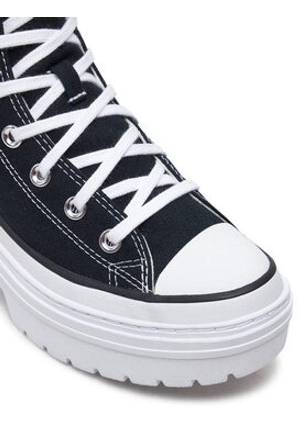 Converse Trampki Chuck Taylor All Star Lugged Heel Platform A08258C Czarny. Kolor: czarny. Materiał: materiał. Obcas: na platformie