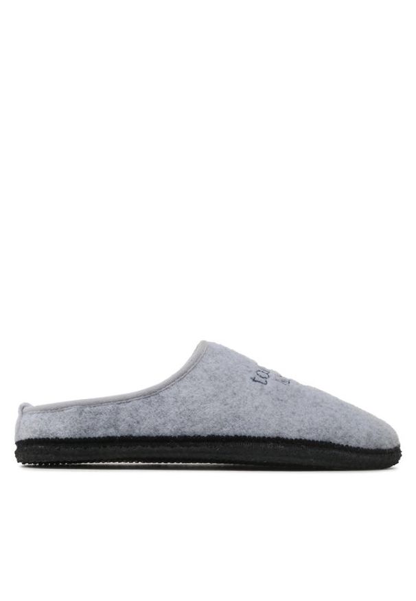 TOMMY HILFIGER - Tommy Hilfiger Kapcie Indoor Slipper T3B0-32556-1506 S Szary. Kolor: szary. Materiał: materiał