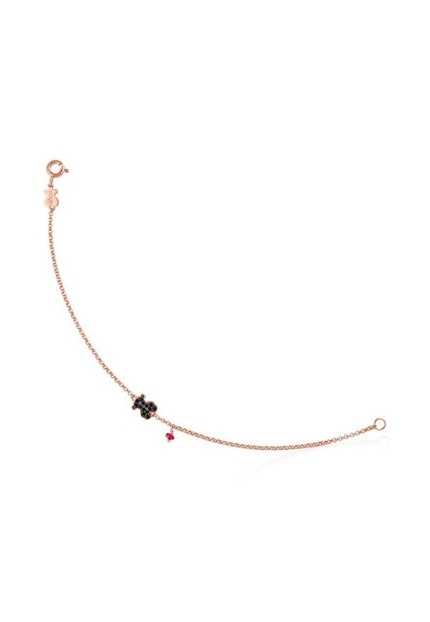 Tous bransoletka ze srebra pokrytego złotem Motif. Materiał: złote, srebrne. Kolor: różowy