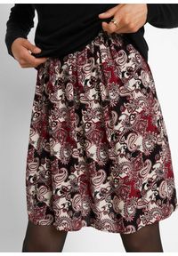 bonprix - Sukienka ciążowa i do karmienia piersią, 2 w 1. Kolekcja: moda ciążowa. Kolor: czarny. Materiał: materiał, dzianina. Wzór: paisley, aplikacja #3