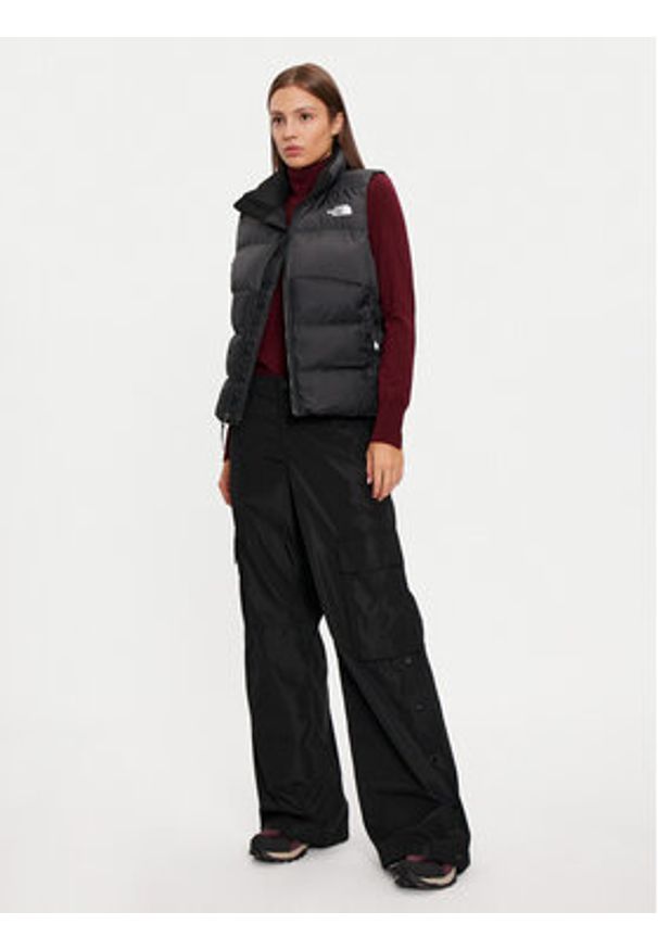 The North Face Bezrękawnik Saikuru NF0A89JF Czarny Regular Fit. Kolor: czarny. Materiał: syntetyk. Długość rękawa: bez rękawów