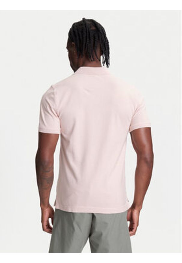 United Colors of Benetton - United Colors Of Benetton Polo 3WG9U301Z Różowy Slim Fit. Typ kołnierza: polo. Kolor: różowy. Materiał: bawełna