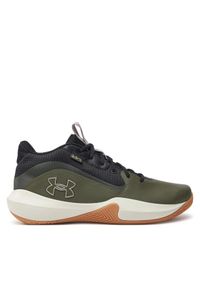 Under Armour Buty do koszykówki Ua Lockdown 7 3028512-300 Khaki. Kolor: brązowy. Materiał: skóra. Sport: koszykówka