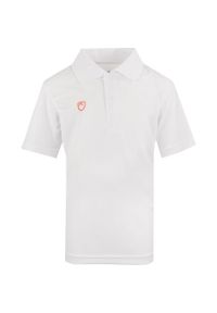 POWERLAYER - Dziecięcy Polo Shirt PlayerLayer Victory Biały 110-116 - Wygodny i Trwały. Typ kołnierza: polo. Kolor: biały. Materiał: poliester