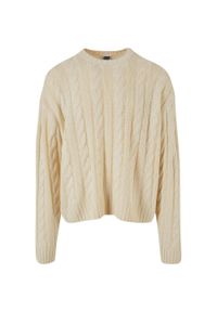 Urban Classics - Męska Bluza Boxy. Kolor: beżowy #1