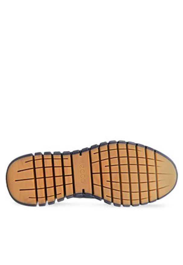 ecco - ECCO Sneakersy Gruuv M 52522401303 Granatowy. Kolor: niebieski. Materiał: skóra