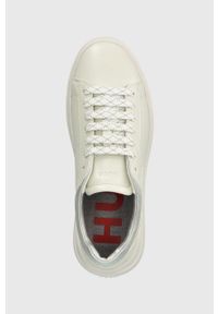 Hugo - HUGO sneakersy Blake kolor biały 50504057. Nosek buta: okrągły. Zapięcie: sznurówki. Kolor: biały #3