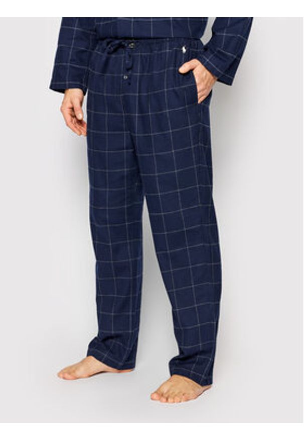 Polo Ralph Lauren Piżama 714754038003 Granatowy. Kolor: niebieski. Materiał: bawełna