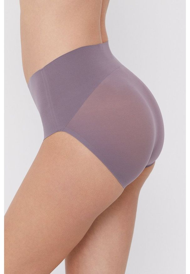 Spanx - Figi modelujące. Kolor: fioletowy. Materiał: tkanina, materiał. Wzór: gładki
