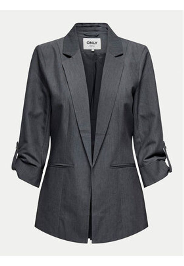 only - ONLY Marynarka Kayle 15218743 Szary Regular Fit. Kolor: szary. Materiał: syntetyk