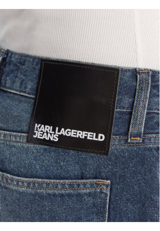 Karl Lagerfeld Jeans Jeansy A3W10079 Niebieski Wide Leg. Kolor: niebieski