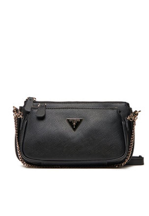 Guess Torebka Noelle II Mini HWZG96 72710 Czarny. Kolor: czarny. Materiał: skórzane